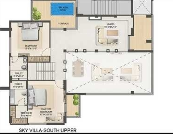  one oak atmos Floor Plan Lower Level Duplex Plan