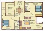 Charitha Blossom (2BHK+2T (1,115 sq ft) 1115 sq ft) Charitha Blossom (2BHK+2T (1,115 sq ft) 1115 sq ft)