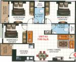 N R Pearl (3BHK+3T (1,160 sq ft) 1160 sq ft) N R Pearl (3BHK+3T (1,160 sq ft) 1160 sq ft)