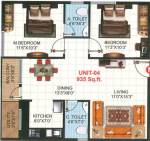 N R Pearl (2BHK+2T (935 sq ft) 935 sq ft) N R Pearl (2BHK+2T (935 sq ft) 935 sq ft)