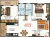 N R Pearl (2BHK+2T (990 sq ft) 990 sq ft)