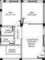 Thilaga Aarya (2BHK+2T (691 sq ft) 691 sq ft) Thilaga Aarya (2BHK+2T (691 sq ft) 691 sq ft)