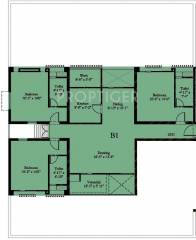 Hiland Golf Greens (3BHK+3T (1,993 sq ft) 1993 sq ft) Hiland Golf Greens (3BHK+3T (1,993 sq ft) 1993 sq ft)