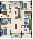 NCC Urban Mayfair (3BHK+3T (1,595 sq ft) 1595 sq ft)