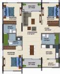 NCC Urban Mayfair (3BHK+3T (1,600 sq ft) 1600 sq ft)