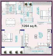 AR Sree Vandhana Sai Nivas (2BHK+2T (1,264 sq ft) 1264 sq ft) AR Sree Vandhana Sai Nivas (2BHK+2T (1,264 sq ft) 1264 sq ft)