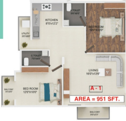  nandini green field Floor Plan Floor Plan