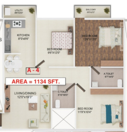  nandini green field Floor Plan Floor Plan