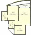 Mangal Daulat Heights (1BHK+2T (655 sq ft) 655 sq ft)