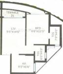 Mangal Daulat Heights (1BHK+2T (695 sq ft) 695 sq ft)