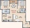 KMN Calista (2BHK+2T (1,188 sq ft) 1188 sq ft)