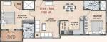 KMN Calista (2BHK+2T (1,181 sq ft) 1181 sq ft)