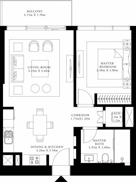 Emaar Grand Bleu Tower (1BHK+1T (787.38 sq ft) 787.38 sq ft) Emaar Grand Bleu Tower (1BHK+1T (787.38 sq ft) 787.38 sq ft)