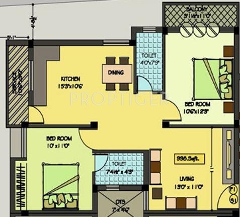 Sreenivas Sree Dhama (2BHK+2T (998 sq ft) 998 sq ft) Sreenivas Sree Dhama (2BHK+2T (998 sq ft) 998 sq ft)