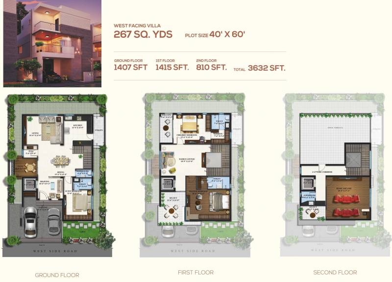 Magna Majestic Meadows (3BHK+3T (3,632 sq ft) 3632 sq ft)