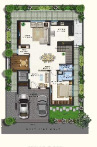  majestic meadows Floor Plan Ground Floor Plan