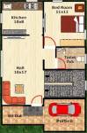 Greens Sai Greens City (2BHK+2T (1,250 sq ft) 1250 sq ft)