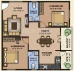 Saranya Homes (2BHK+2T (1,135 sq ft) 1135 sq ft)