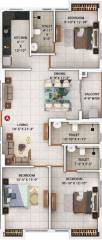 Merlin Pristine (3BHK+3T (1,168 sq ft) 1168 sq ft) Merlin Pristine (3BHK+3T (1,168 sq ft) 1168 sq ft)