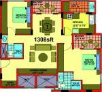 Pujitha Orchid (2BHK+2T (1,308 sq ft) 1308 sq ft) Pujitha Orchid (2BHK+2T (1,308 sq ft) 1308 sq ft)
