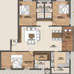 Sanbrix Elvira (3BHK+3T (2,220 sq ft) 2220 sq ft)