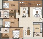 Sanbrix Elvira (3BHK+3T (2,623 sq ft) 2623 sq ft)