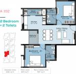 Altis Ashraya (2BHK+2T (1,042 sq ft) 1042 sq ft)