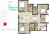 Altis Ashraya (3BHK+3T (1,342 sq ft) 1342 sq ft)