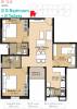 Altis Ashraya (2BHK+2T (1,167 sq ft) + Study Room 1167 sq ft)