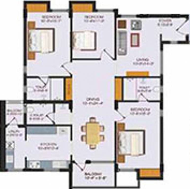 Sreevatsa Vedh (3BHK+3T (1,899 sq ft) 1899 sq ft) Sreevatsa Vedh (3BHK+3T (1,899 sq ft) 1899 sq ft)