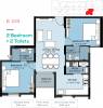 Altis Ashraya (2BHK+2T (1,031 sq ft) 1031 sq ft)