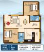 Sree Daksha Ivadvi (2BHK+2T (967 sq ft) 967 sq ft)