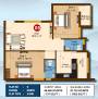 Sree Daksha Ivadvi (2BHK+2T (1,052 sq ft) 1052 sq ft)