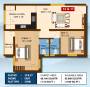 Sree Daksha Ivadvi (2BHK+2T (1,030 sq ft) 1030 sq ft)