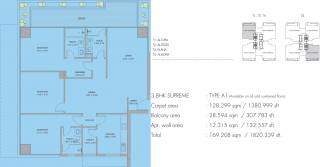 TATA The Promont (3BHK+3T (1,821.33 sq ft) 1821.33 sq ft)