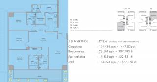 TATA The Promont (3BHK+3T (1,877.14 sq ft) 1877.14 sq ft)