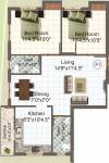 Rayan Bhagyam (2BHK+2T (909 sq ft) 909 sq ft)