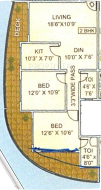 Lokhandwala Harmony (2BHK+2T (1,300 sq ft) 1300 sq ft) Lokhandwala Harmony (2BHK+2T (1,300 sq ft) 1300 sq ft)