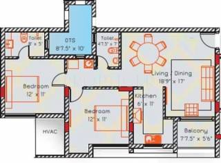 Appaswamy Cityside (2BHK+2T (1,111 sq ft) 1111 sq ft) Appaswamy Cityside (2BHK+2T (1,111 sq ft) 1111 sq ft)