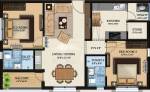 Lifestyle Param (2BHK+2T (1,195 sq ft) 1195 sq ft)