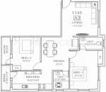 Mahalakshmi Sai Nagar (2BHK+2T (1,143 sq ft) 1143 sq ft)