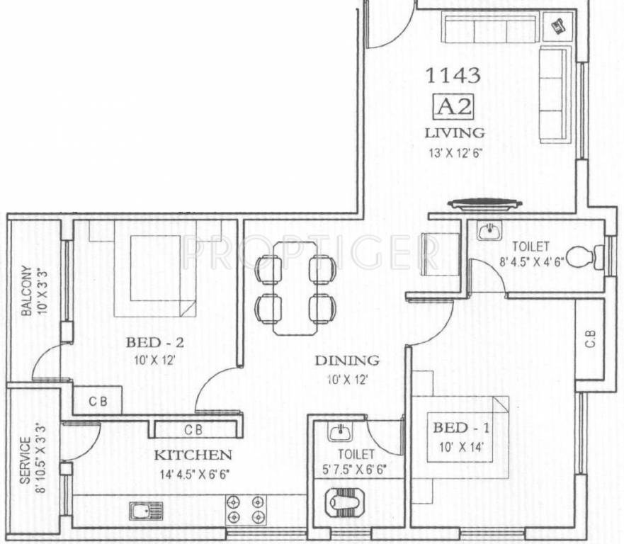 Mahalakshmi Sai Nagar (2BHK+2T (1,143 sq ft) 1143 sq ft) Mahalakshmi Sai Nagar (2BHK+2T (1,143 sq ft) 1143 sq ft)