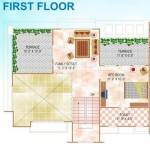 Haware Engineers Castle Floor Plan (2BHK+2T)