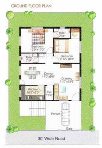 SVS Abharana Enclave (2BHK+2T (1,000 sq ft) 1000 sq ft)