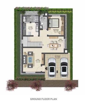  gardenia Floor Plan Ground Floor Plan