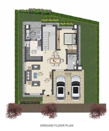 gardenia Floor Plan Ground Floor Plan