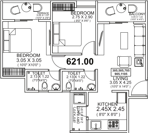 Kanifnath Archana Paradise Wing B