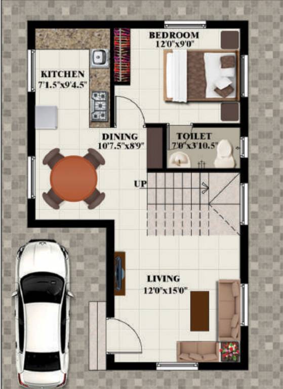 bliss villa Floor Plan Ground Floor Plan
