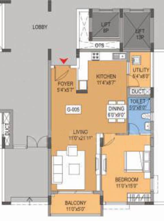 BSCPL Bollineni Hillside (1BHK+1T (990 sq ft) 990 sq ft) BSCPL Bollineni Hillside (1BHK+1T (990 sq ft) 990 sq ft)