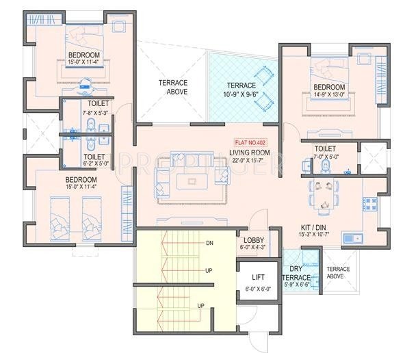 Gokhale Garima (3BHK+3T (1,906 sq ft) 1906 sq ft)